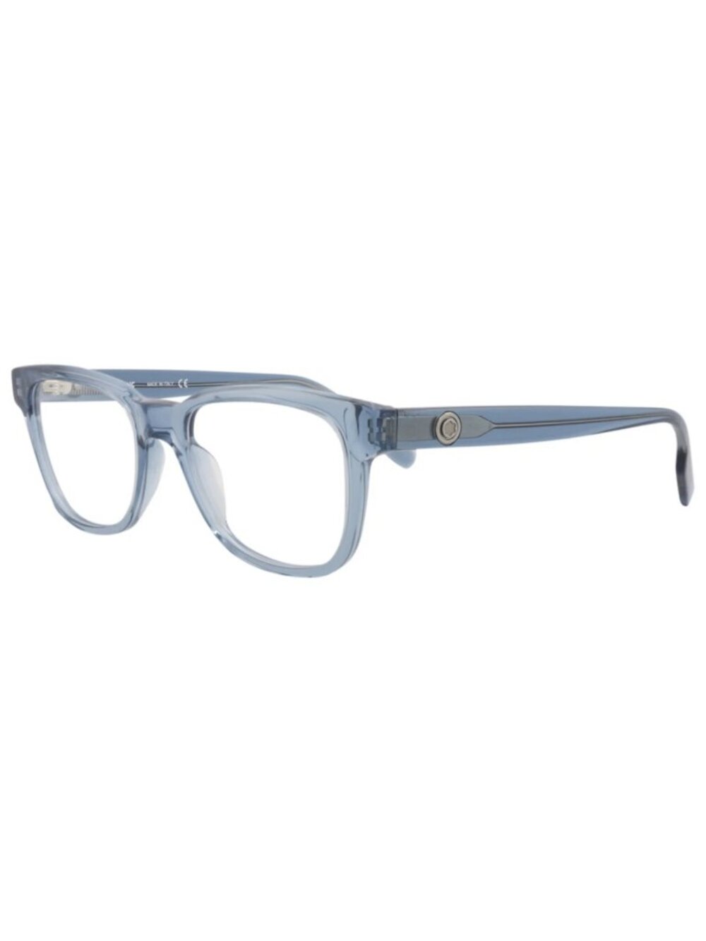 New Montblanc Women's Eyeglasses Square Rectangle Acetate Frame Mens Blue Blue